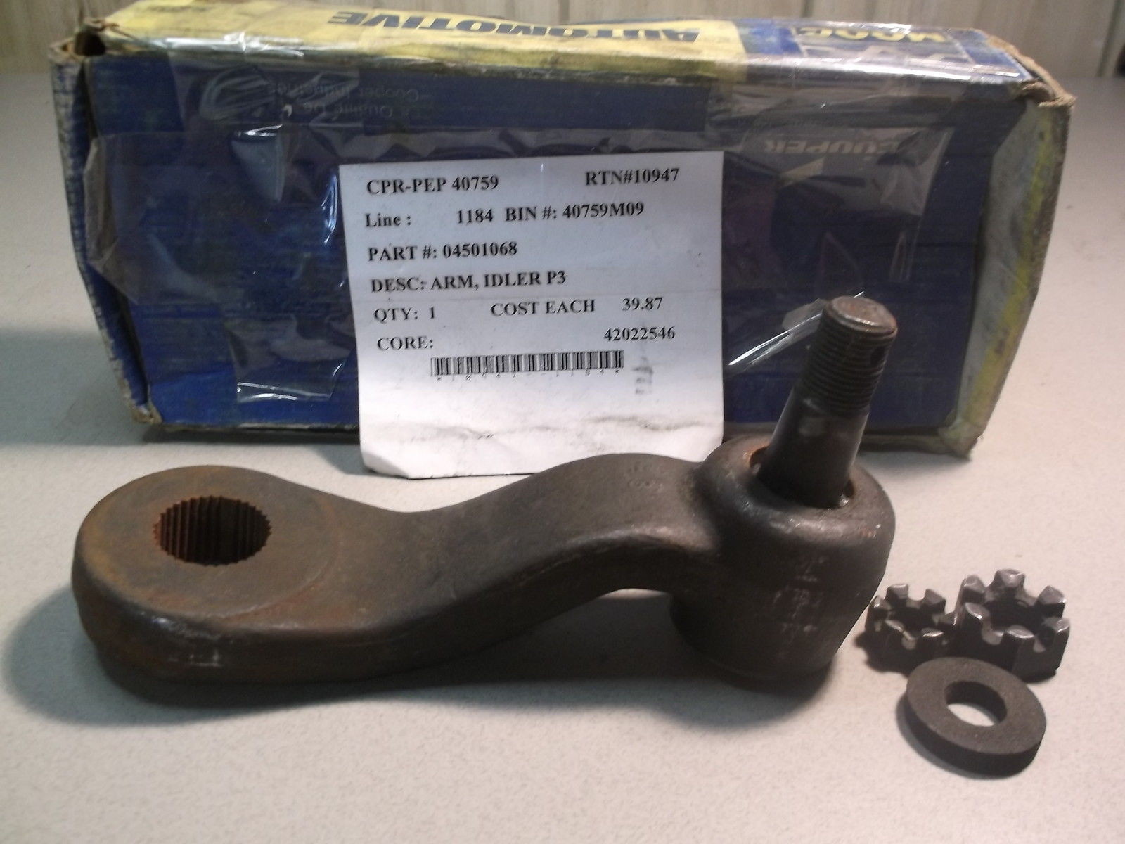 NEW MOOG K6247 IDLER ARM, Front Fits 1988-91 Chevrolet Suburban FREE SHIPPING