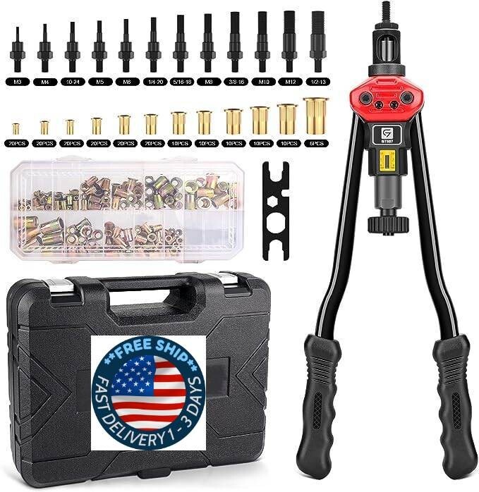 Herramienta para tuercas remachadoras, kit de herramientas para tuercas. neuvo.
