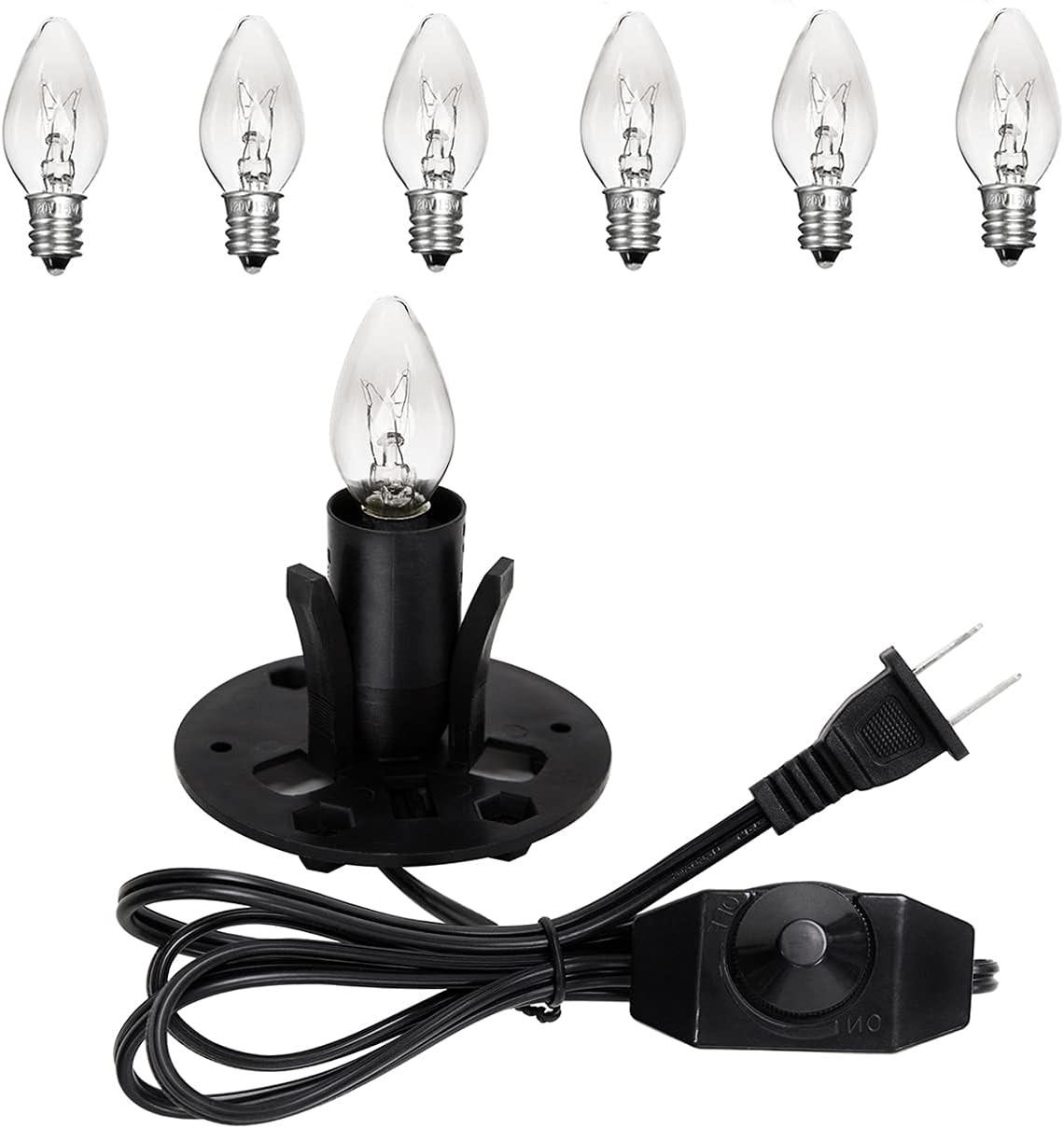 Venforze Himalayan Salt Lamp Cord Replacement Size B1, B Type Base Socket