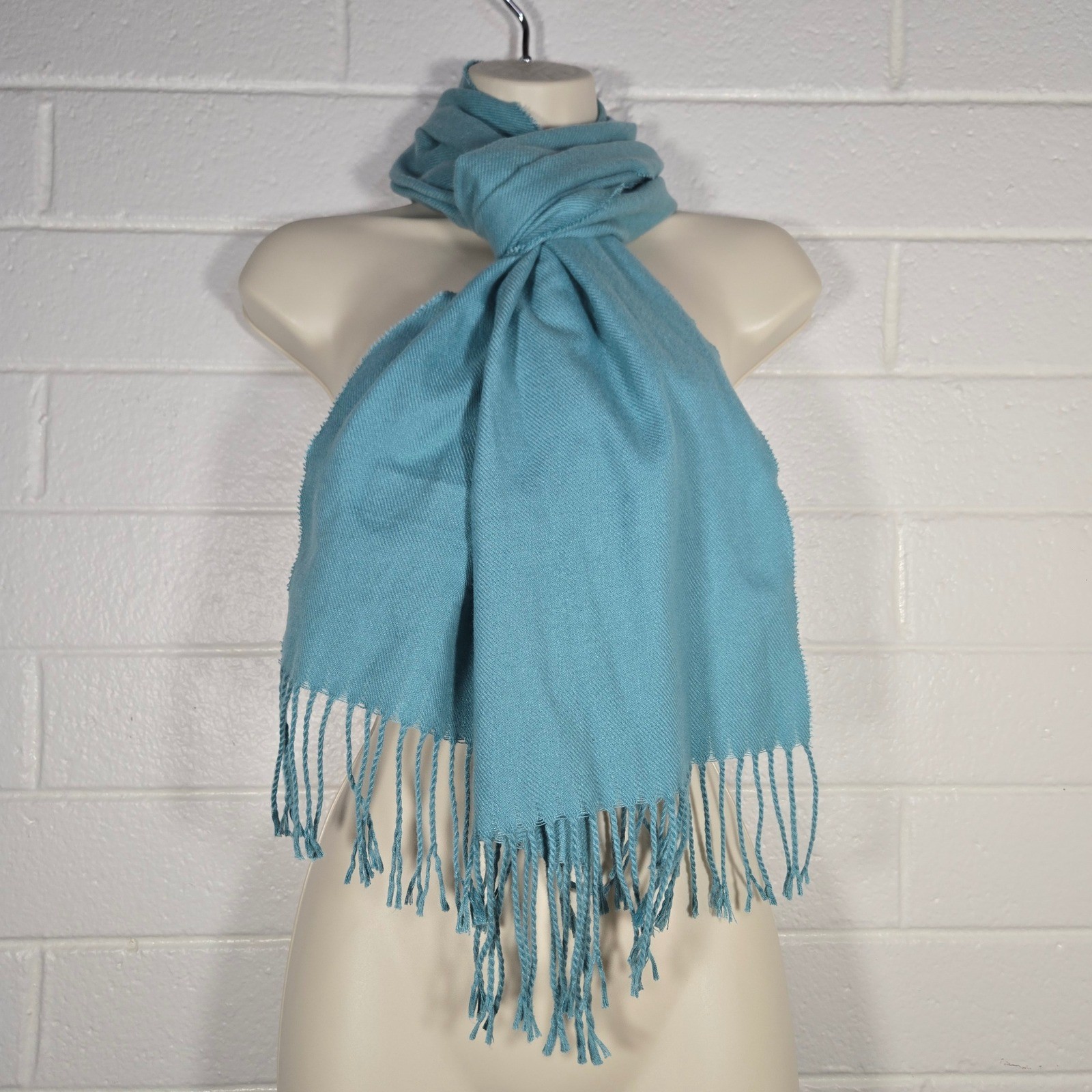 100% Cashmere Scarf Koln Luxury Winter Cabin Ski Oversized Shawl Warm Classic