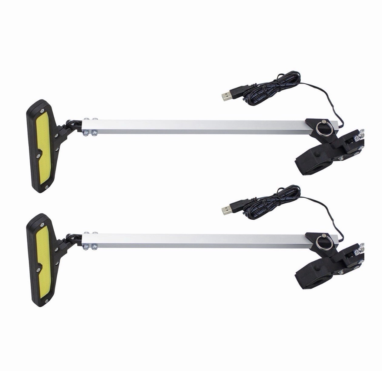 Ultimate LED Display Light Kit with Clamps Brackets USB for Trade Show Banner Ex