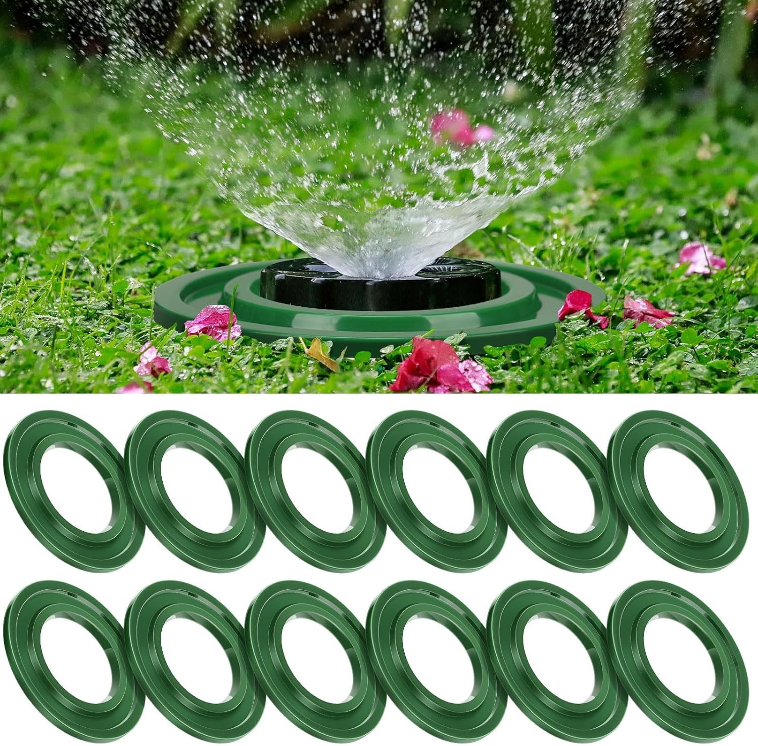 10 Pcs Sprinkler Spray Guard Donut Plastic Sprinkler Guard Head Protector ...