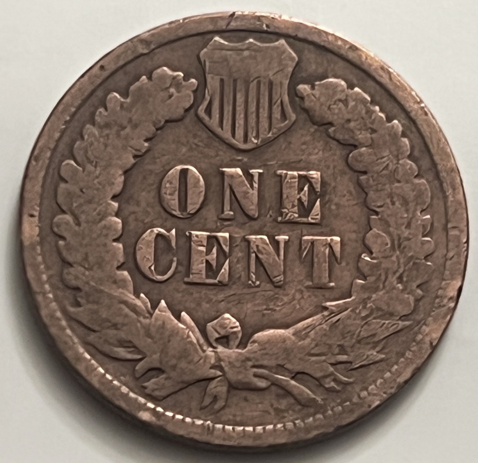 1890 Indian Head Cent — Strong Reverse Detail — Circulated Copper BN745