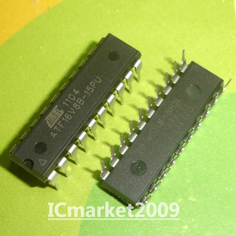 10 PCS ATF16V8B-15PU DIP-20 ATF16V8B-15PC ATF16V8 High Performance Flash PLD IC