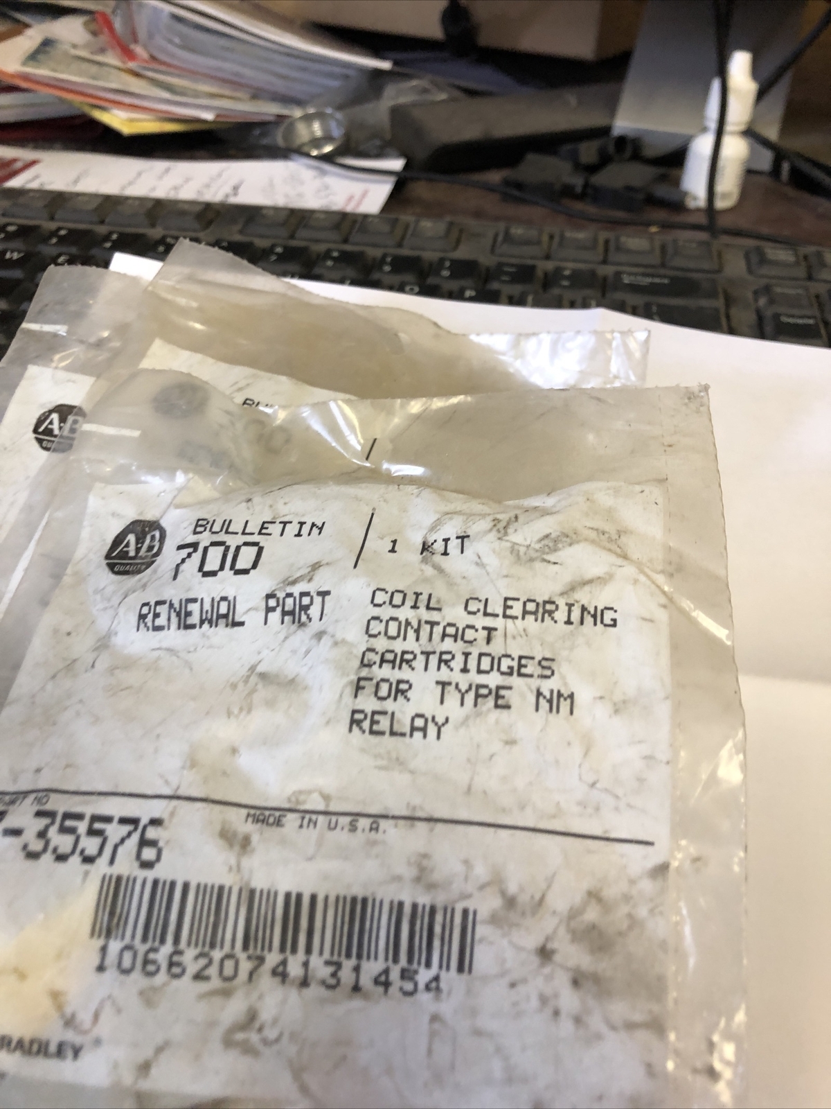 Lot Of 5 Allen Bradley Z-35576 Contact Cartridge Kit New In Bags