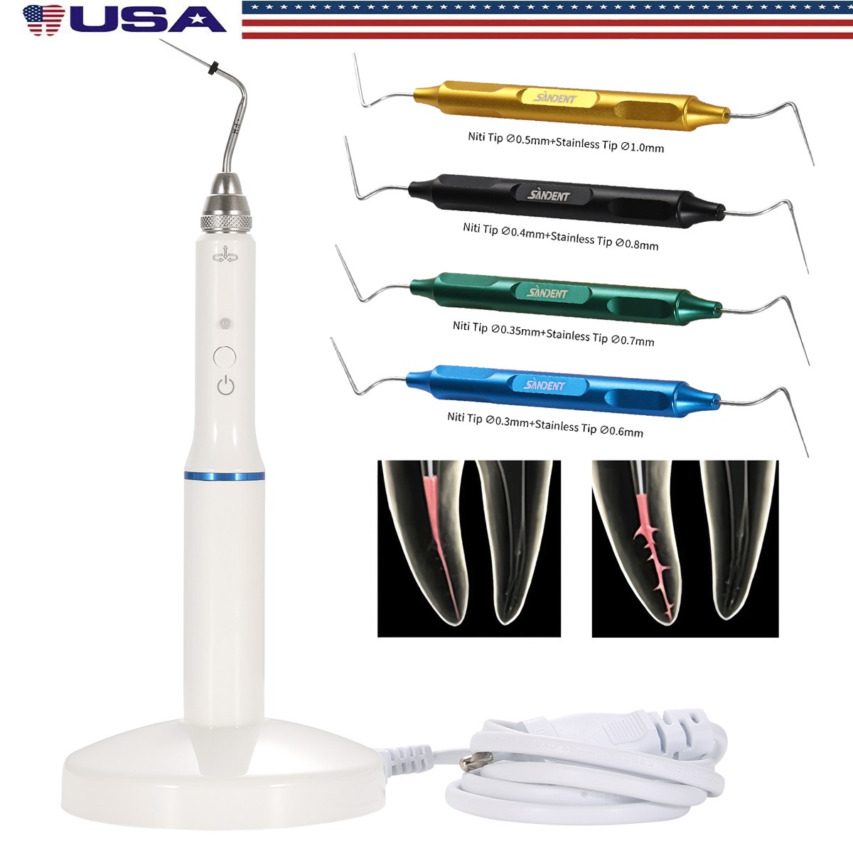 Dental Obturation System Endo Heated Pen/Condenser Gutta Percha Tip Hand Plugger