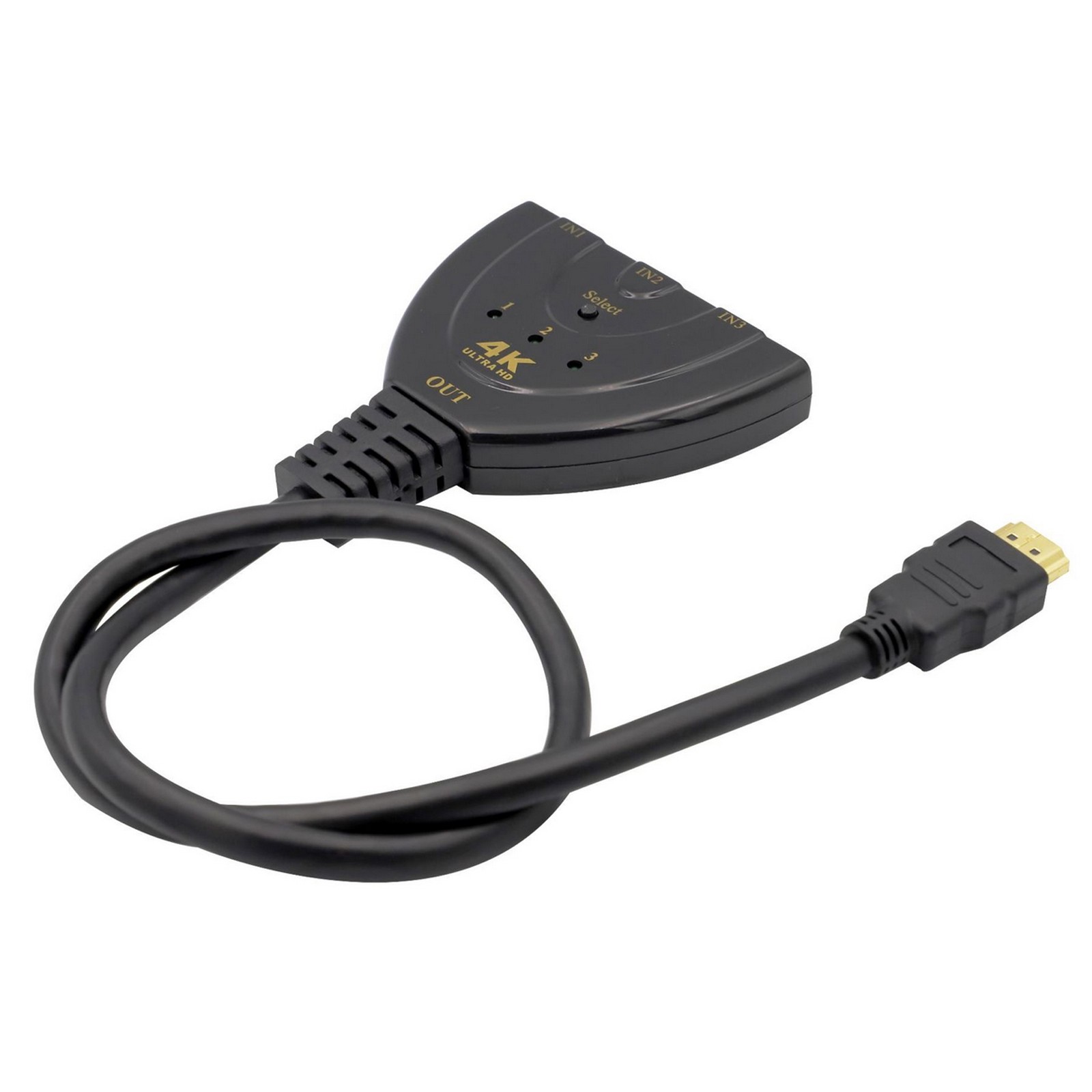 3 IN 1 HDMI Converter Auto Select 4K 1080P HDMI Switch Switcher For PS4 PRO XBox