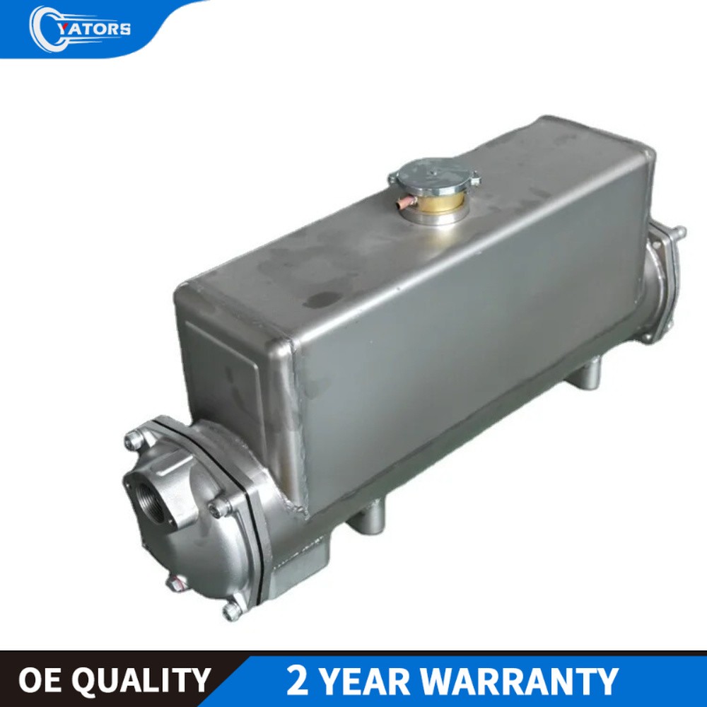Shell And Tube Sea Water Heat Exchanger CH400 For Marine Diesel Engine