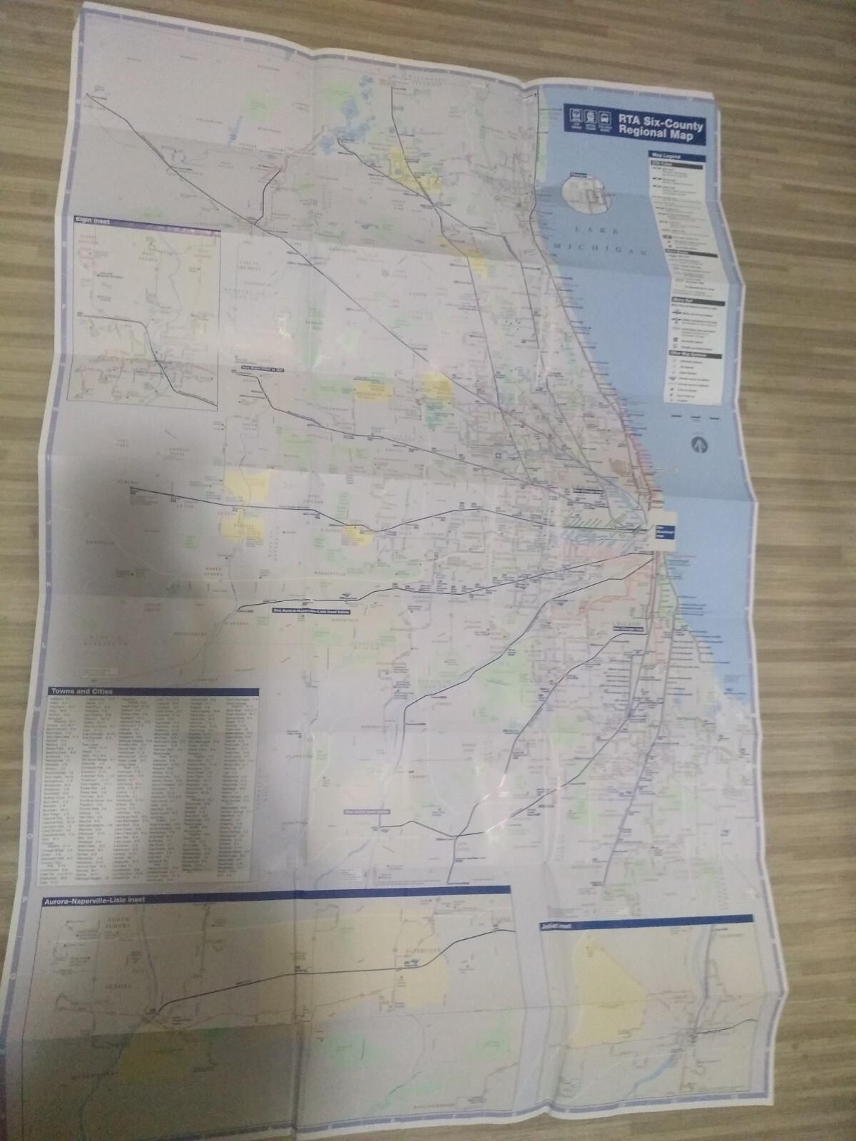 NEW 2016 ChicagoTransitAuthority CTA subwayMetra Train Pace Bus System Map Guide