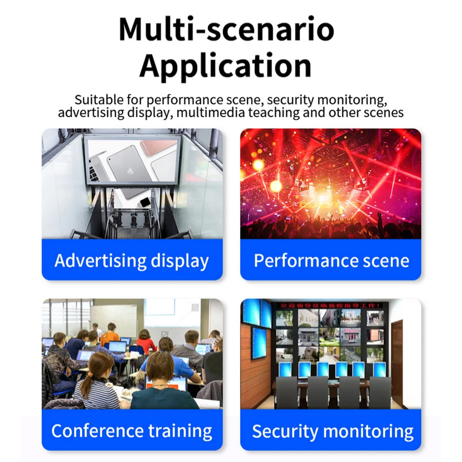4K30hz 9x1 HDMI-Compatible Multiviewer 1080P Screen Multi Viewer Seamless Switch