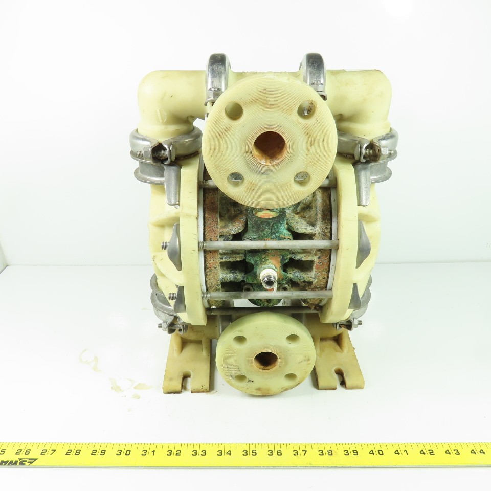Pneumatic Diaphragm Pump 1/4" NPT Air 1" Outlet Ports