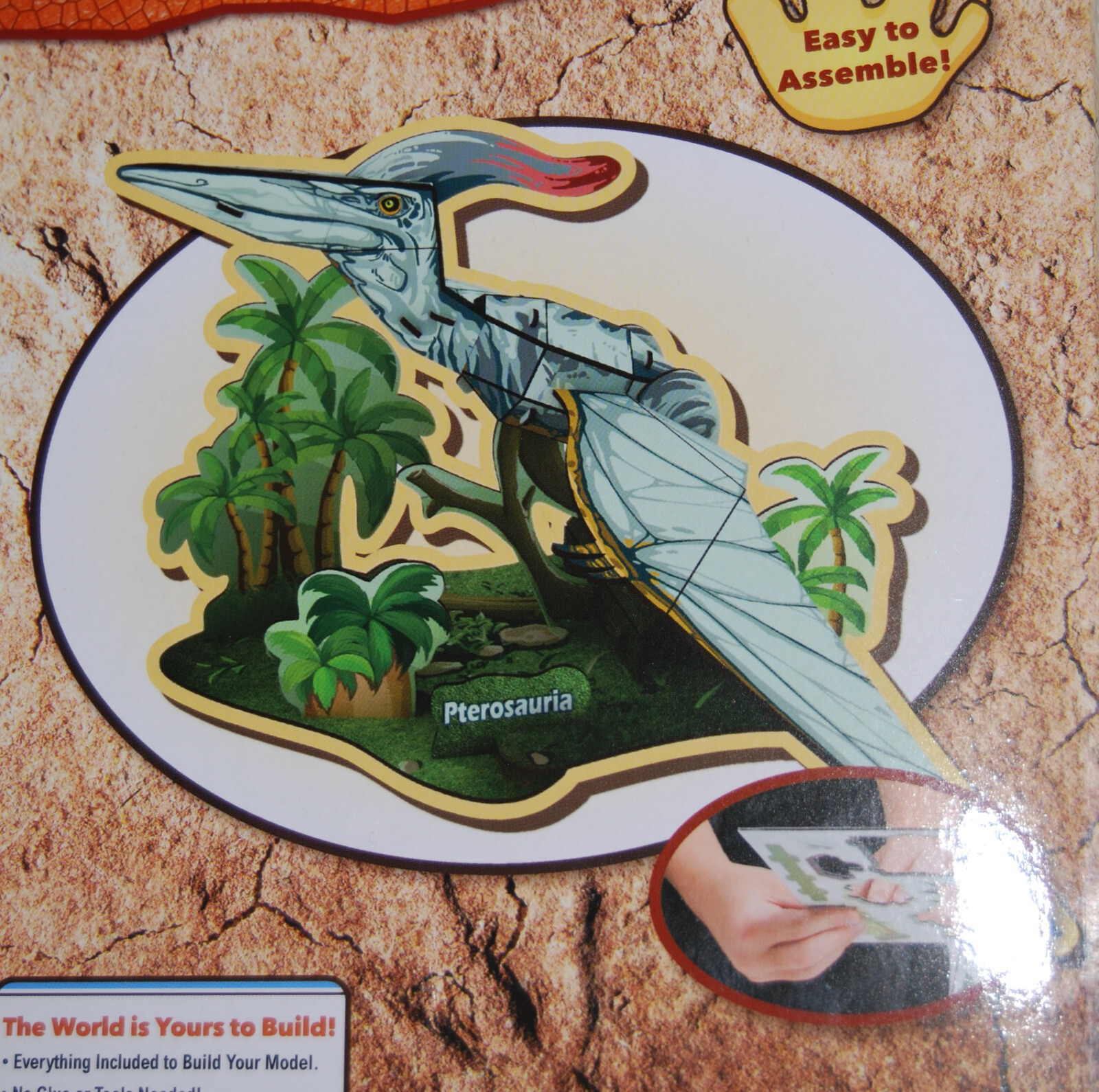 NIB Hedstrom Dinosaur 3-D Model Kit Ages 7+ Pterosauria 25pc