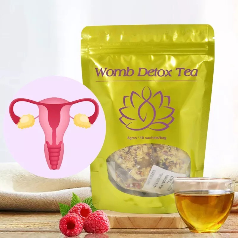 Herbal Womb Detox Fertility Tea Relieve Menstrual Period Cramps Uterus Warmer