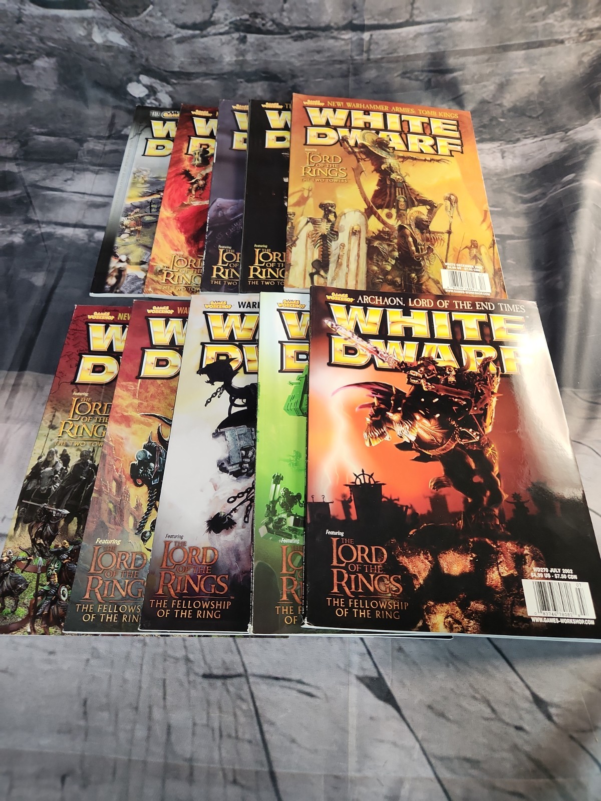White Dwarf Magazine Lot Issues 270-276