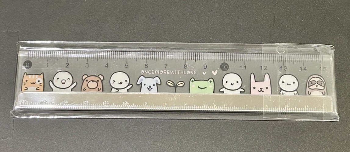 NEW Once More With Love ❤️ Munchkins & Critters Clear Ruler OMWL