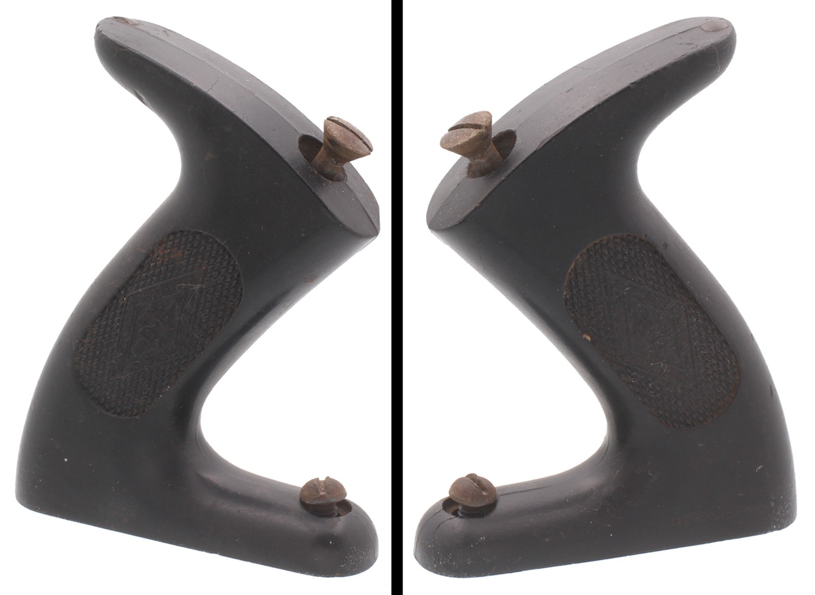 Orig. India Rubber Hdl. for Shapleigh DE7 Jointer Plane- w/ Screws- mjdtoolparts
