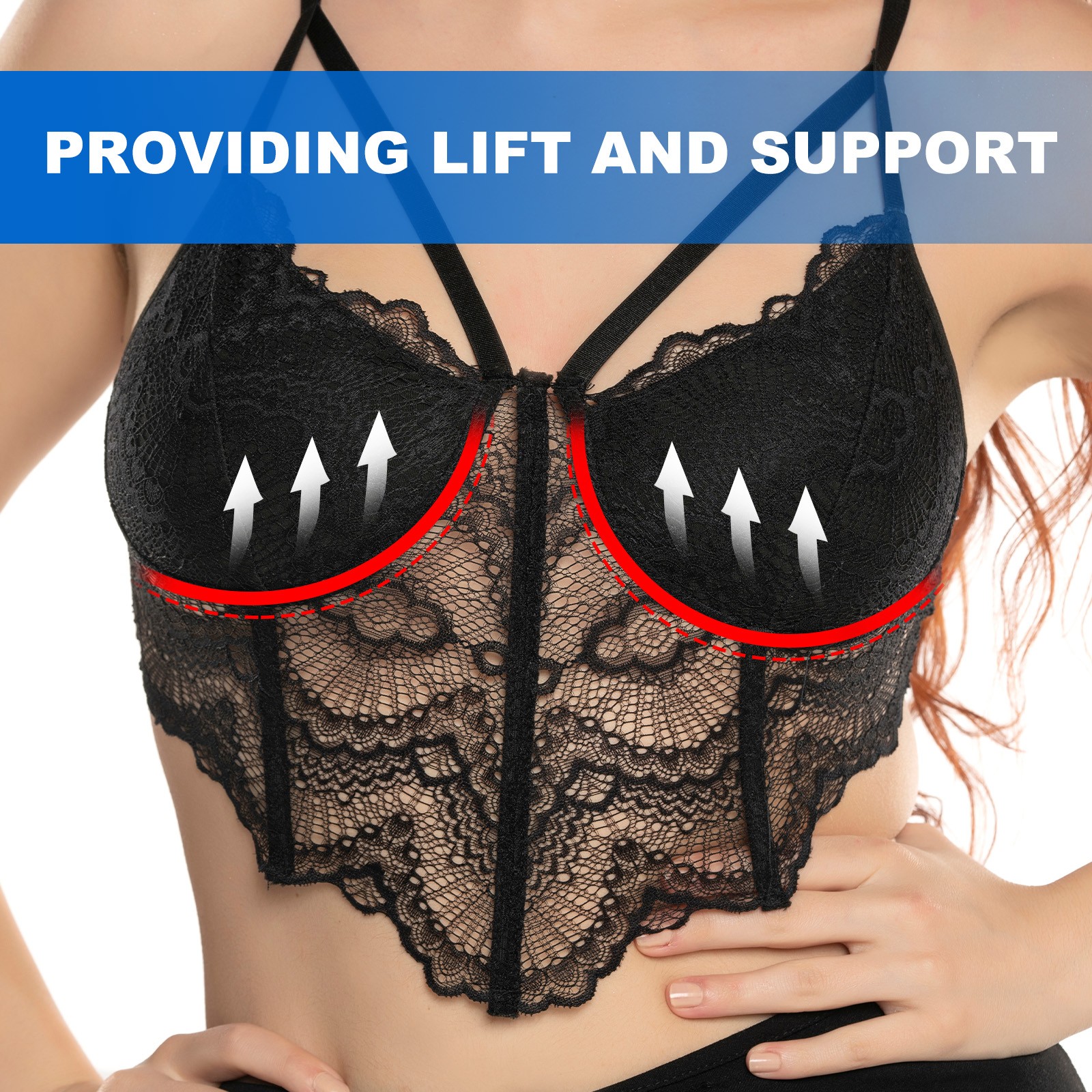 10 Pair Metal Bra Under Wires Bra Wire Replacement Bra Supporters(40)