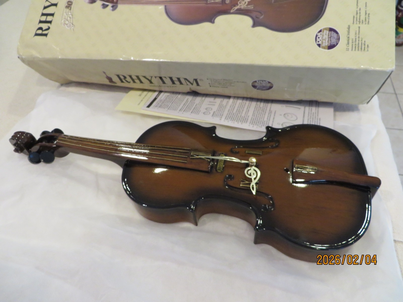 RHYTHM CLOCK - FIDDLER MUSICAL - 4MHA03