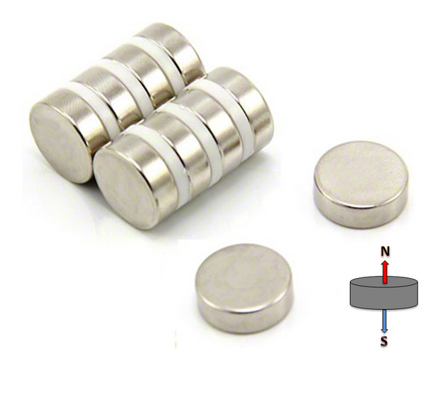 10x Super N52 D15.88 x 6.35mm Neodymium Disc Magnets Rare Earth | Craft Art Magn