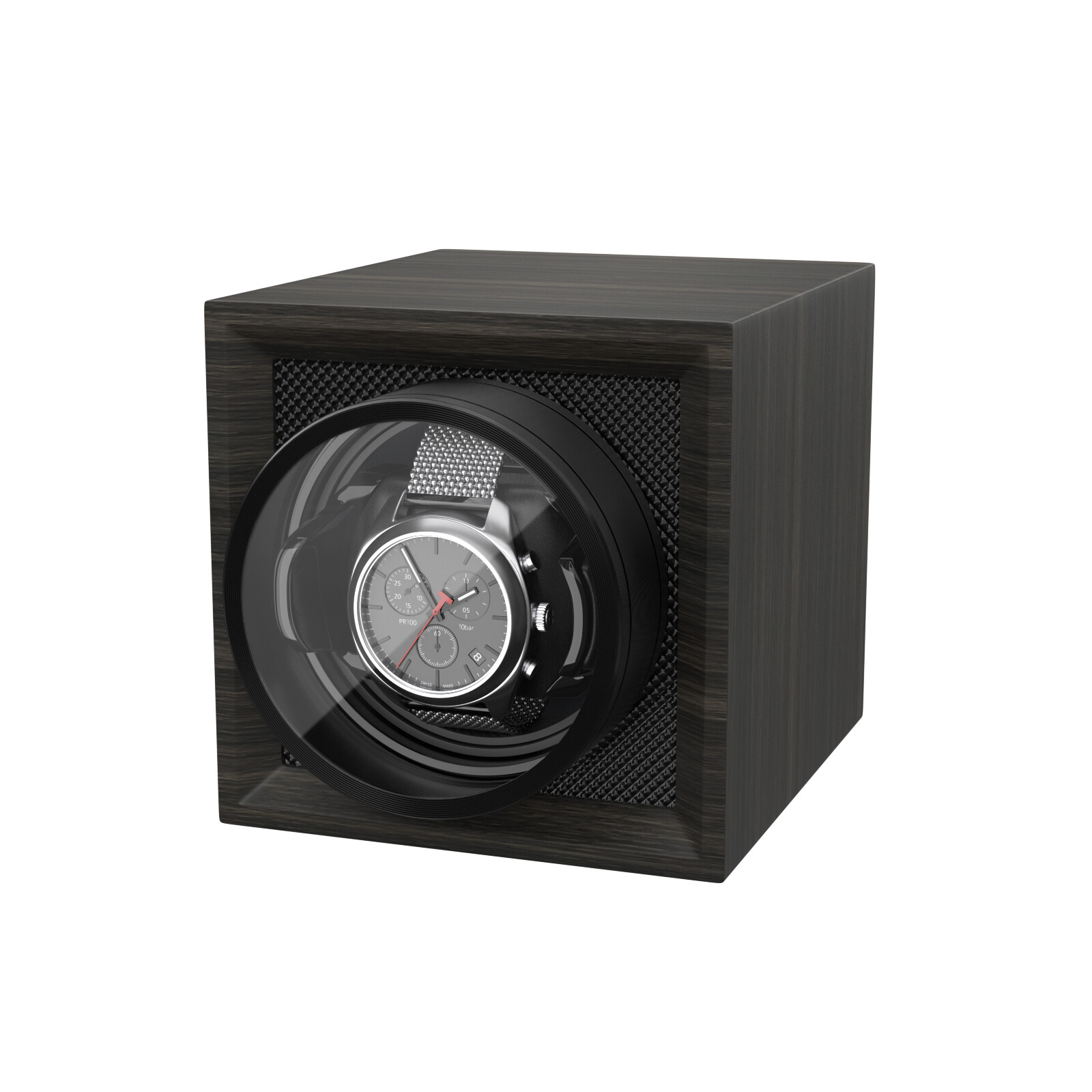 Automatic Single Watch Winder Box Display Storage Case Quiet Mabuchi Motor Gift