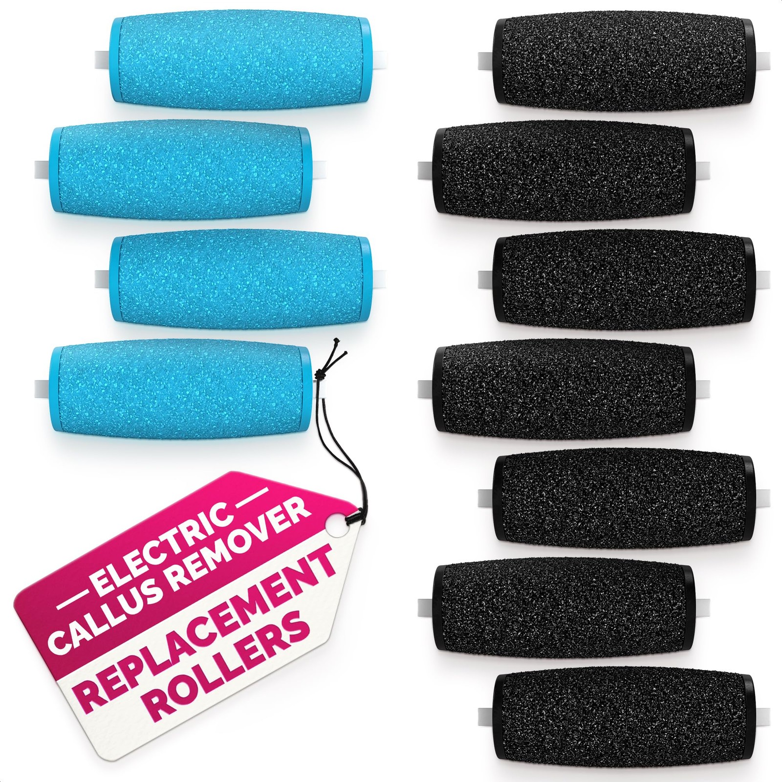 11 Pcs Replacement 1 Count (Pack of 11), Blue and Black Rollers