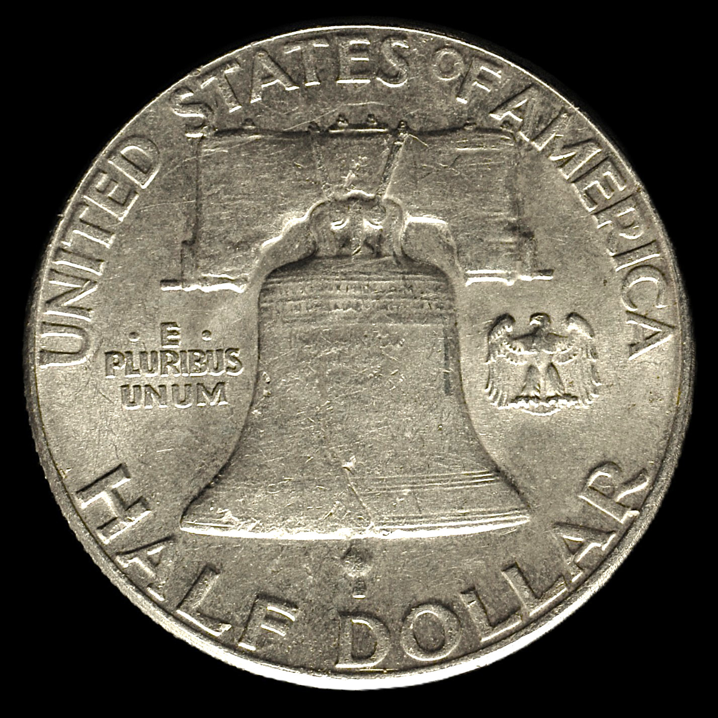 1963-P Franklin Half dollar: 90% silver, ungraded, limited circulation