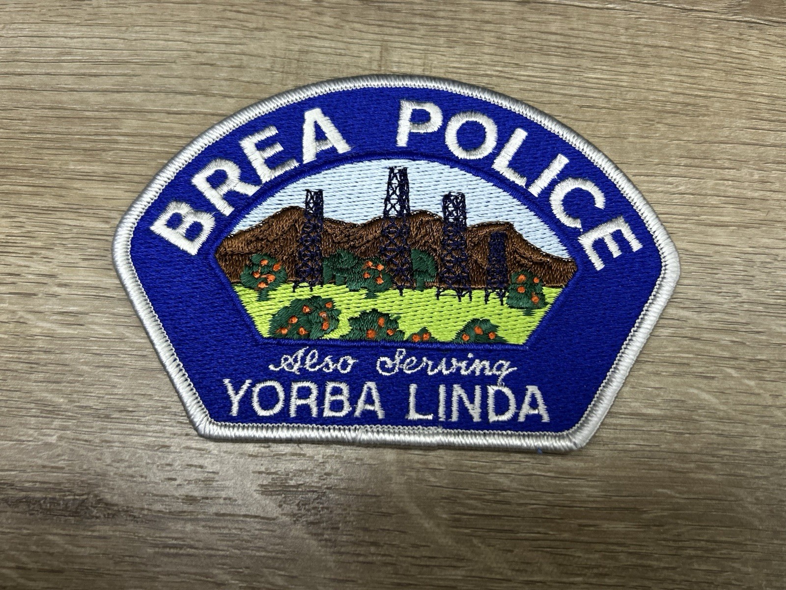 Brea Yorba Linda California Police Department Dept Patch