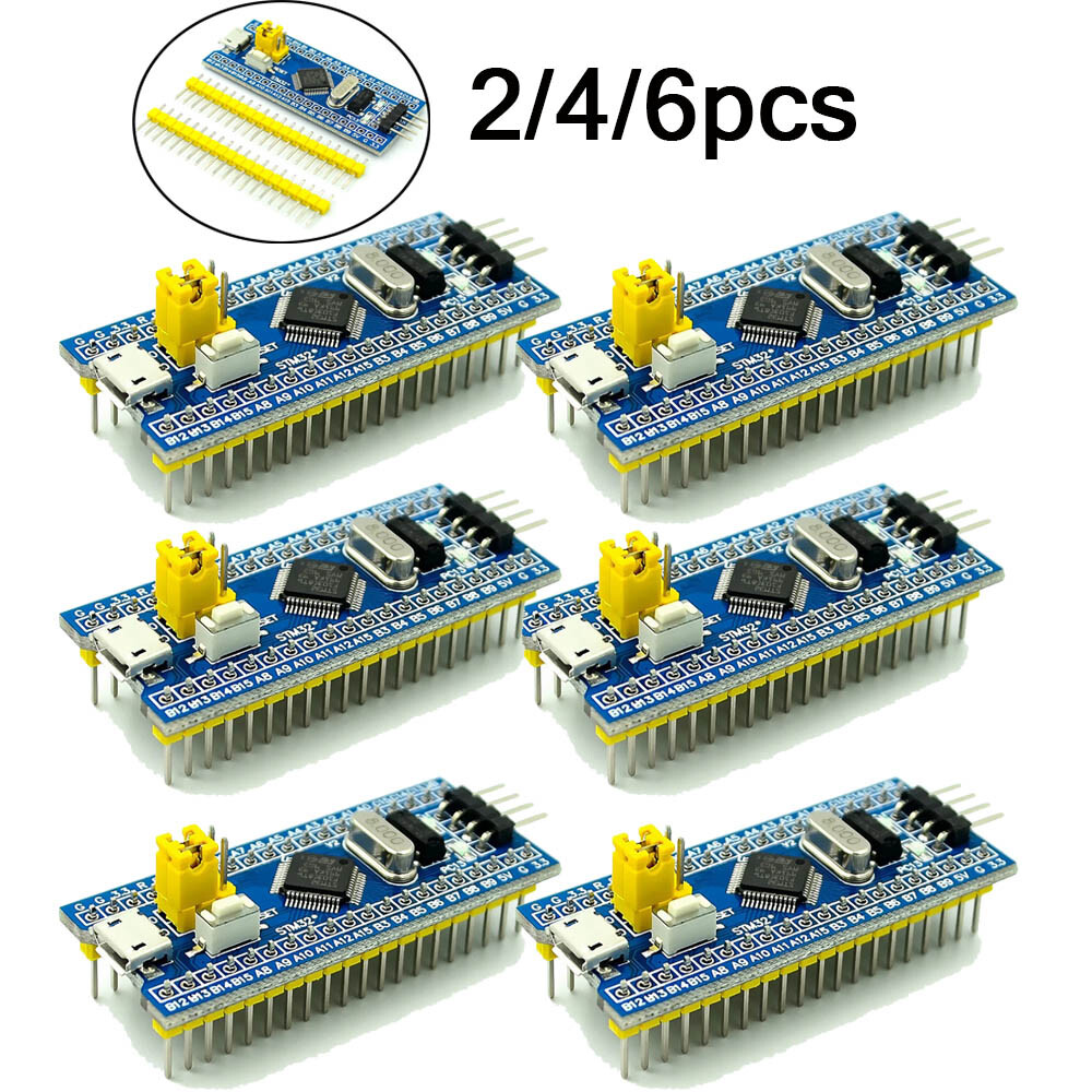 USA STM32F103C8T6 ARM STM32 Minimum System Development Board Module 2/4/6Pcs