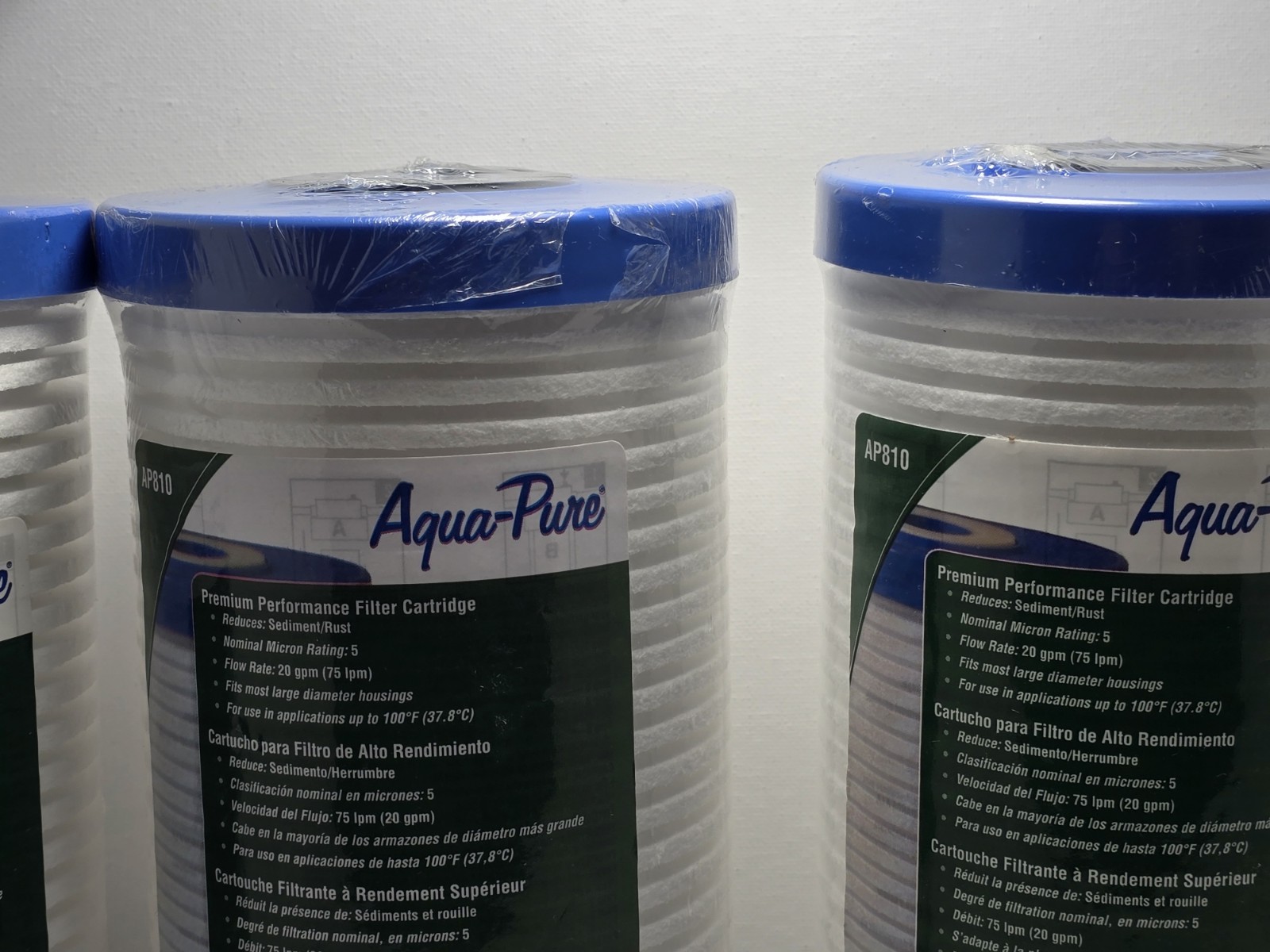 AQUA-PURE AP810 Premium Performance Filter Cartridge 4 pack