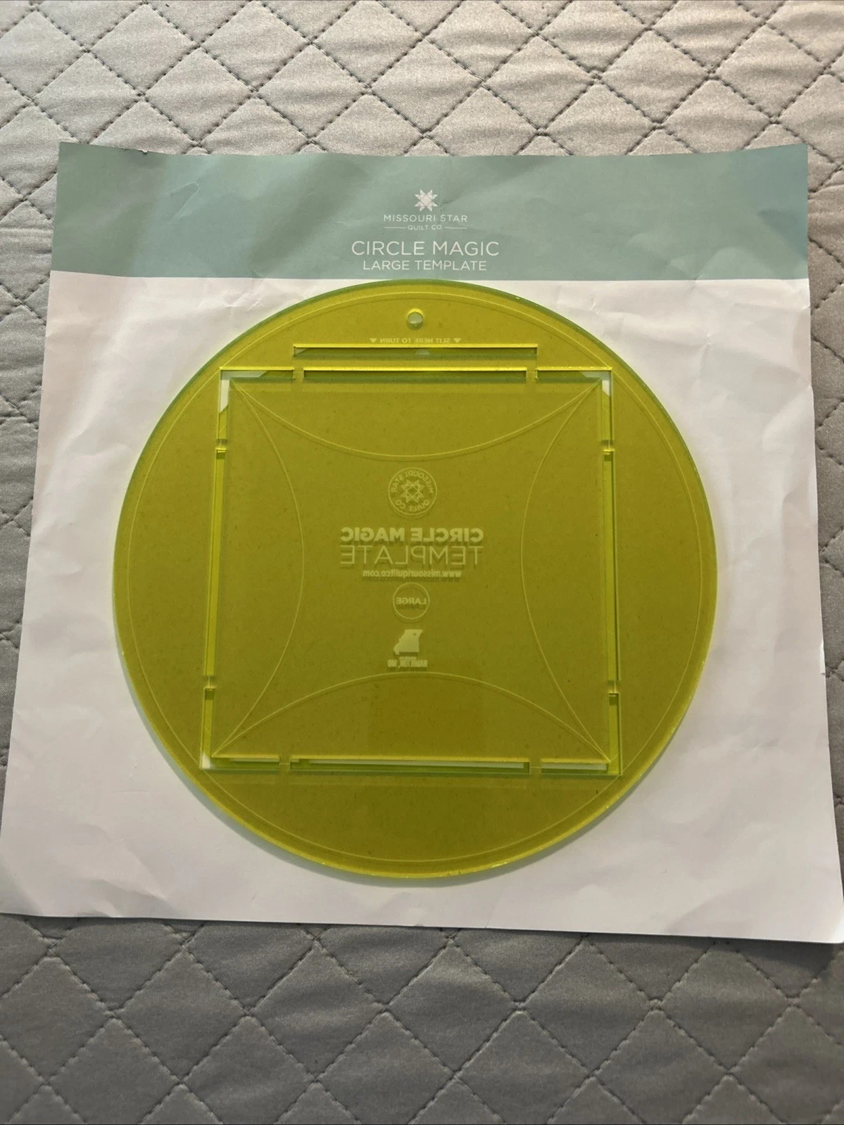 Circle Magic Large Template Missouri Star Quilt Co