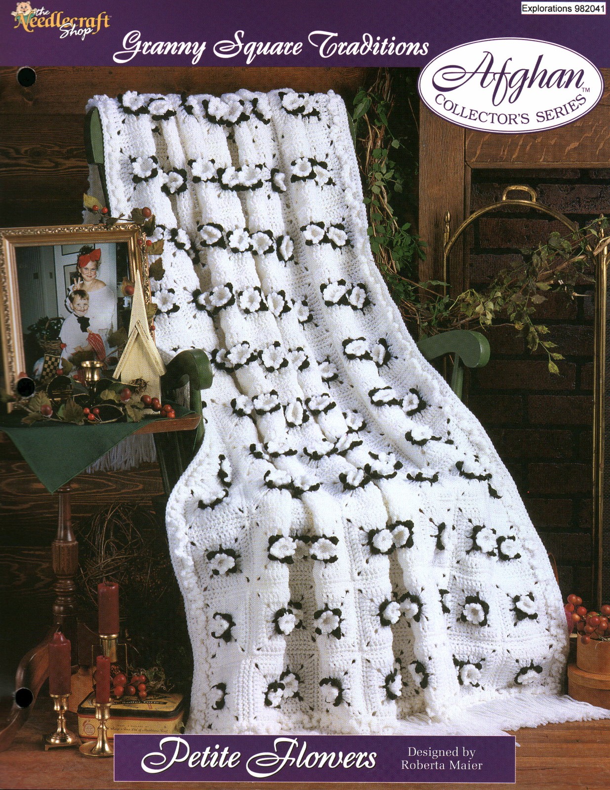 Petite Flowers - Granny Square Trad | Needlecraft Shop Afghan Series 982041