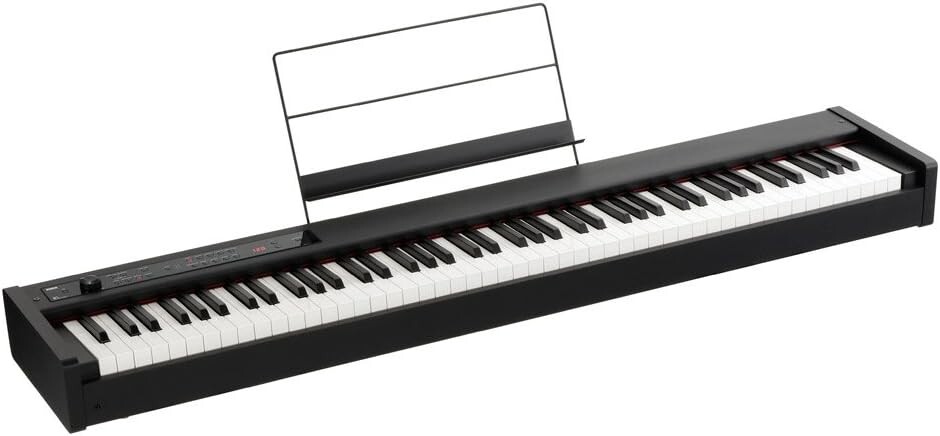 Korg D1 Black Stage Piano Electronic Keyboard, 88-Key New