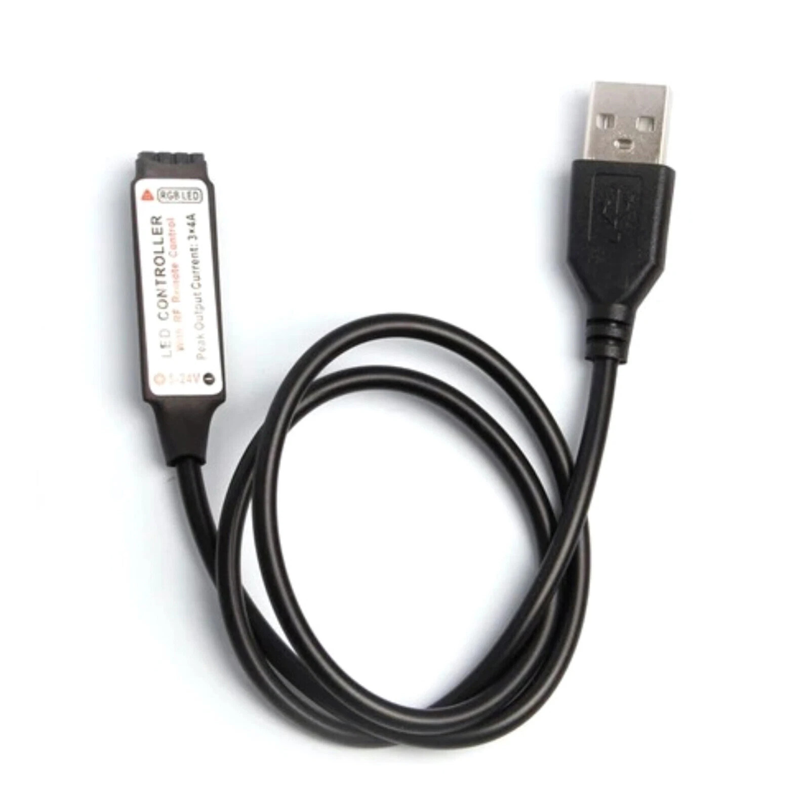 NEW RGB Led Strip Controller 17 Key RF Wireless Remote DC 5V-24V USB Connector