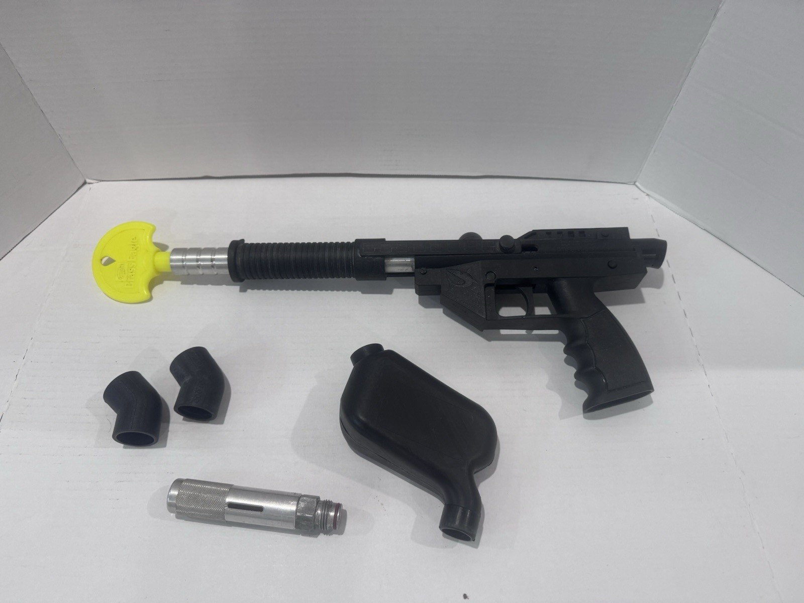 Brass Eagle Pump Action Tiger Shark Paintball Gun With Accessories.