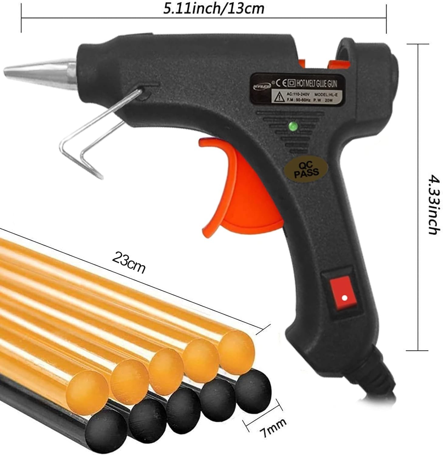 Lightweight (1.87 lbs) Dent Puller Kit with Glue Gun for Effortless Repairs