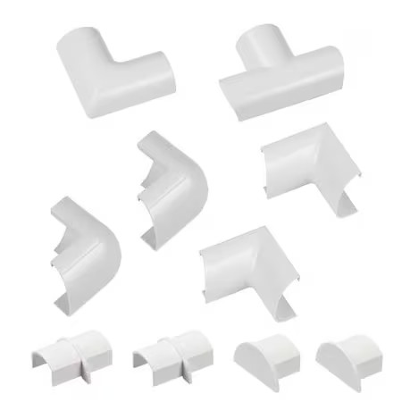 D-Line Us/Cloap3015w Accessory Multipack, 3 1/4 In L, 1 1/4 In W, 1 Channel,