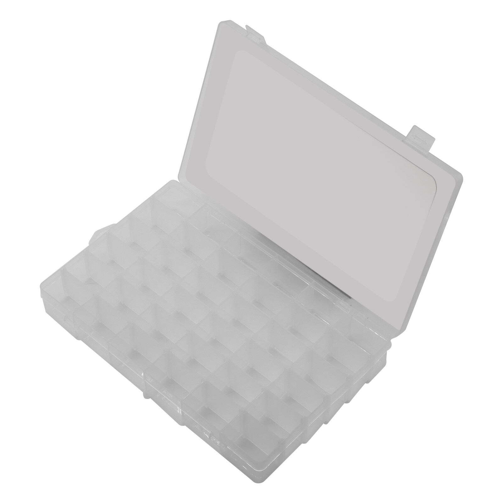 3 Pack 36 Grids Clear Plastic Organizer Storage Box Container Craft Adjustable