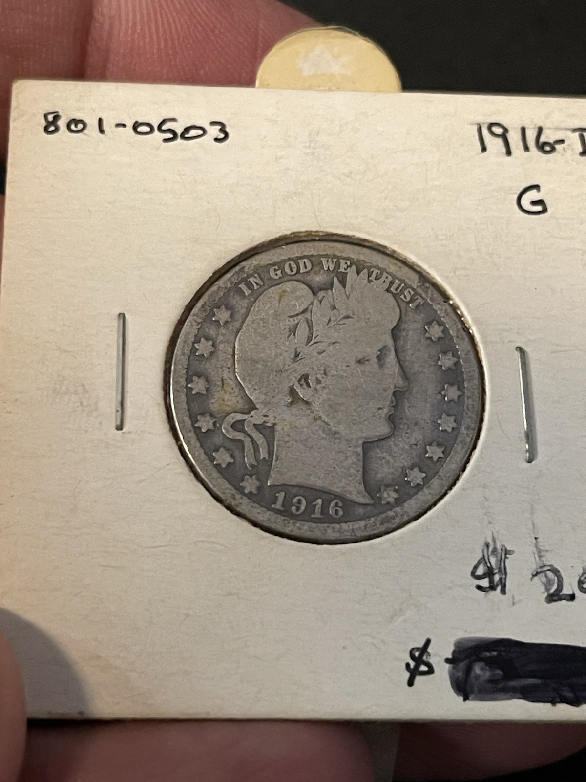1916-d 25 Cent