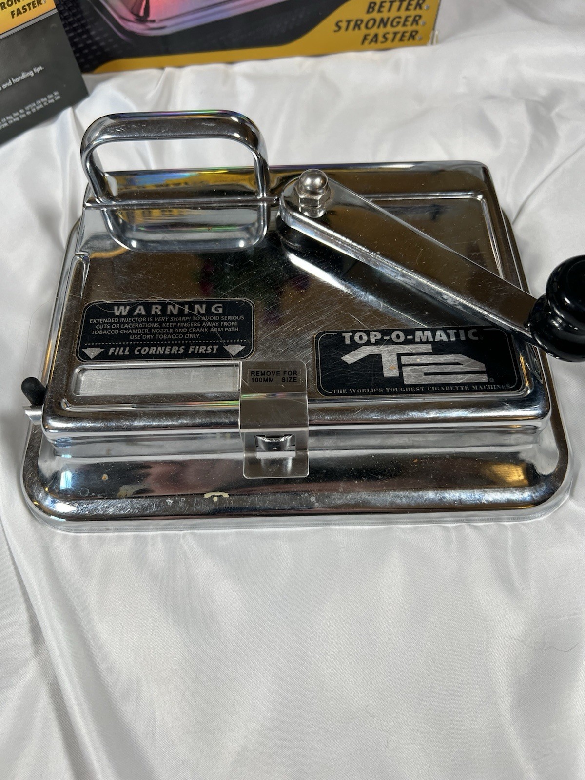 Top-O-Matic T2 Cigarette Rolling Machine W/Original Box