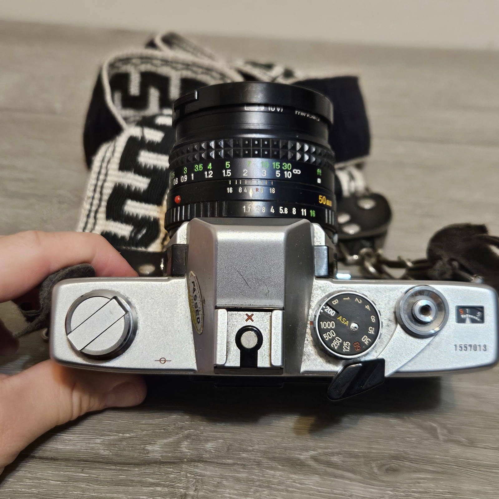 Minolta SRT 201 film camera w Multiple Lens and Strap Untested As Is No Returns