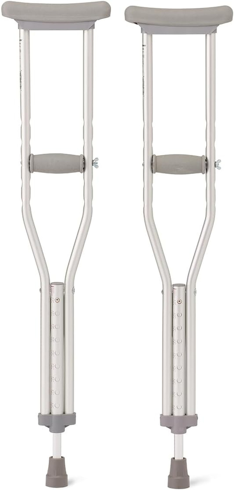 Aluminum Crutches for Adults & Seniors, Walking Aid, 300 LB Weight Capacity,1 Pa