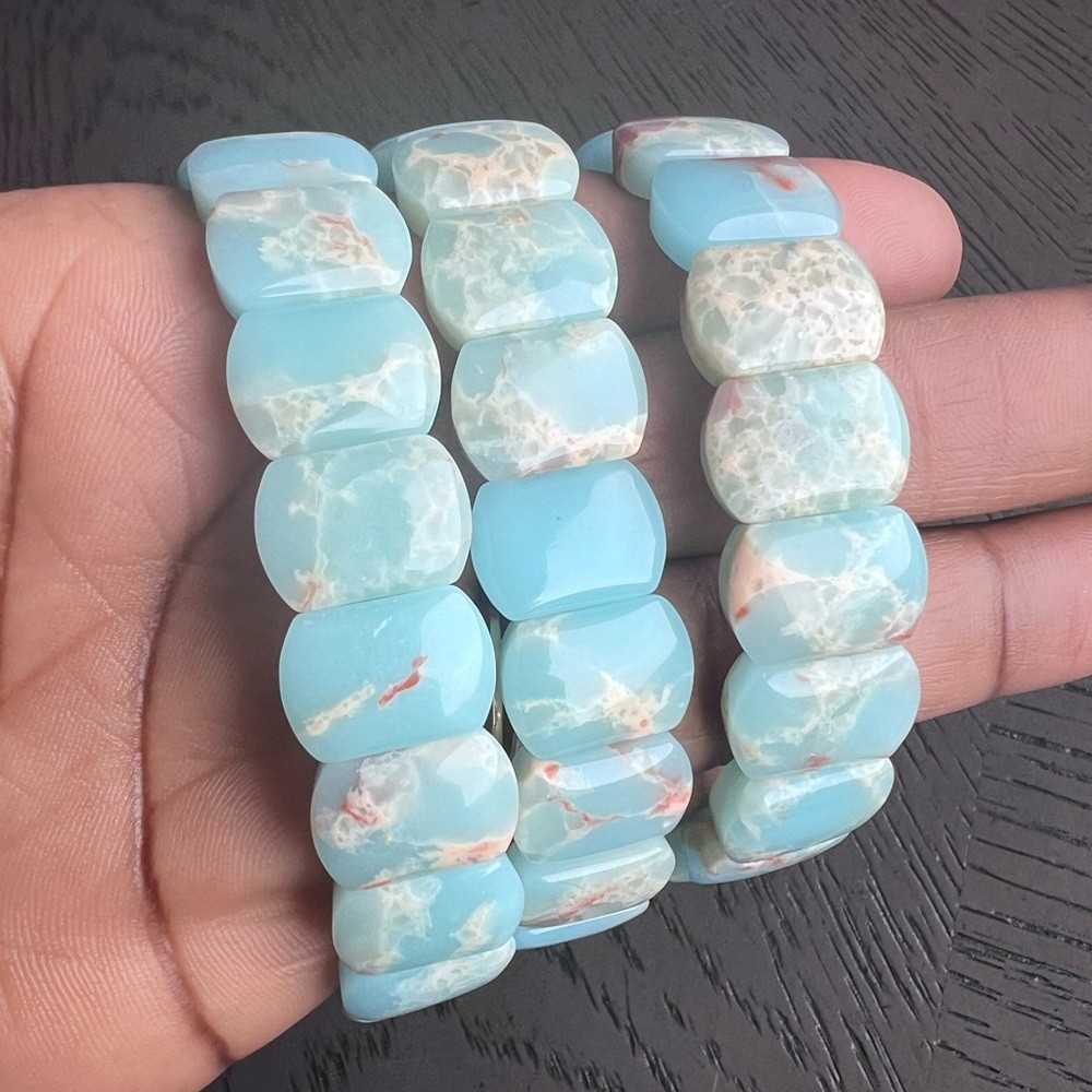 Shoushan stone soft bangles 7-7.5’ (one)