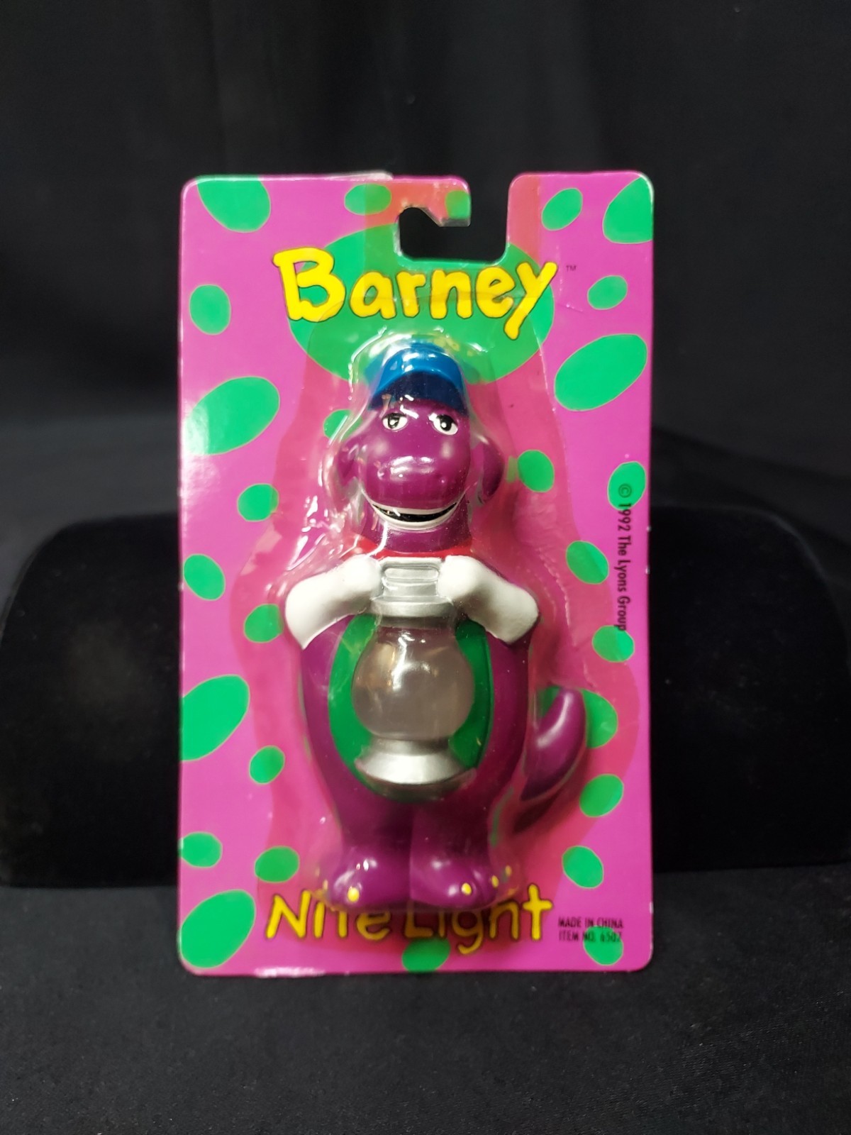NEW Vintage 1992 Barney Night Nite Light Purple Dinosaur 1990s