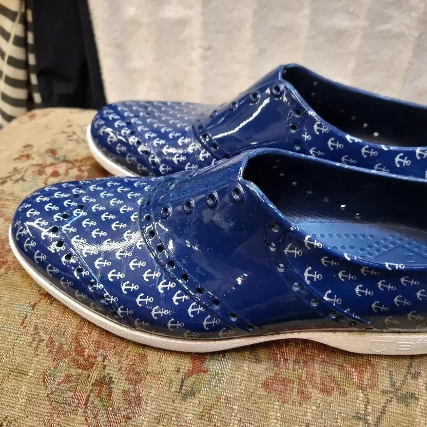 Canada Blue Anchor Pattern Light Golf Shoes