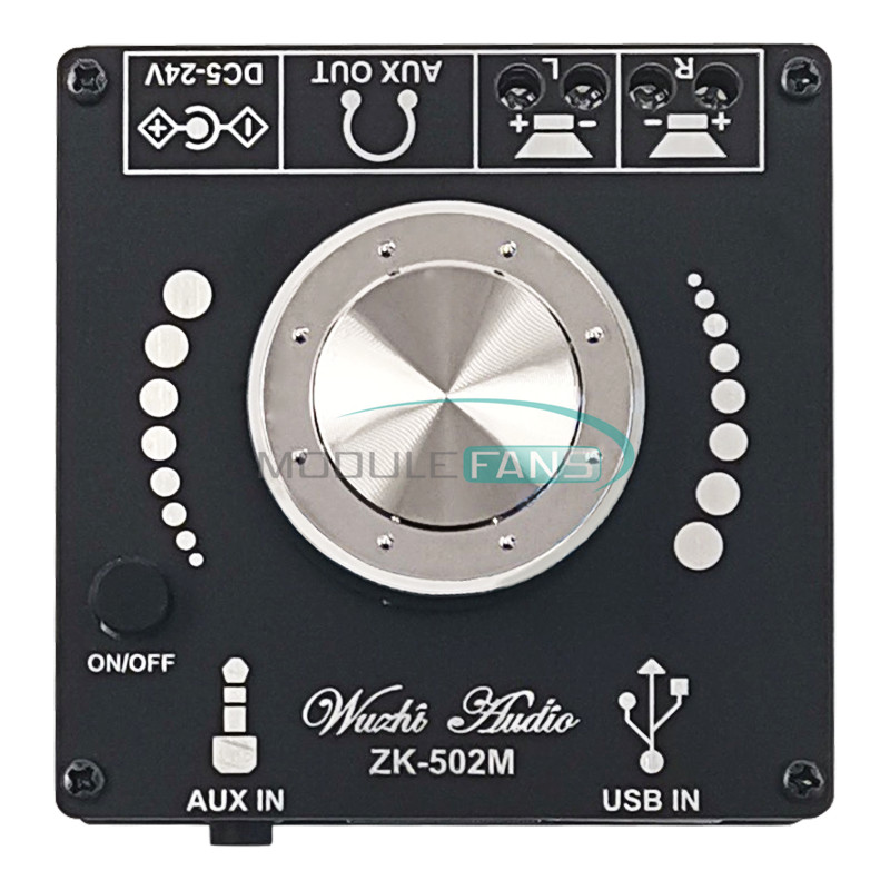 Bluetooth 5.0 Digital Audio Power Amplifier board 50W 100W*2 Stereo AMP Module