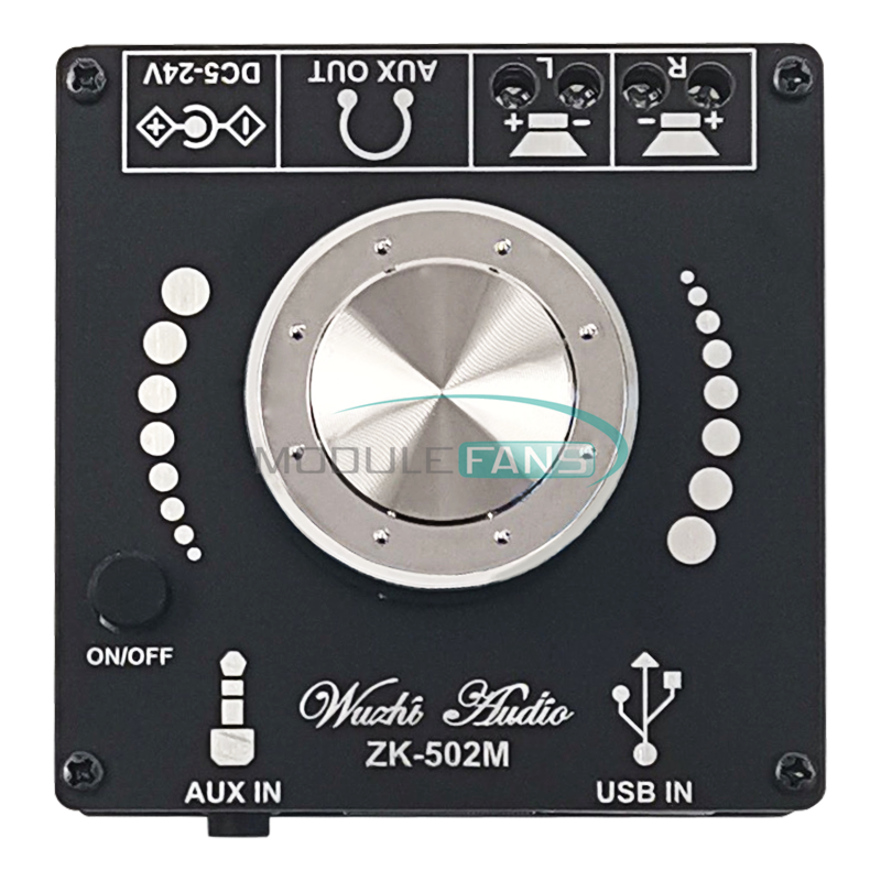 Bluetooth 5.0 Digital Audio Power Amplifier board 50W 100W*2 Stereo AMP Module