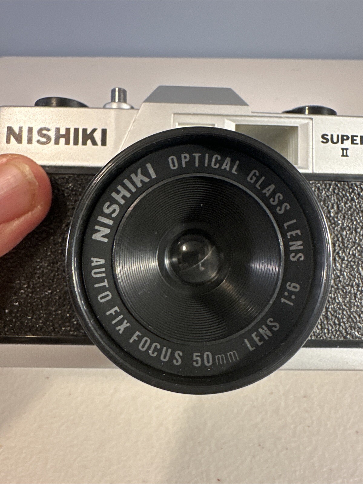 Nishiki Super II 35mm Camera w/Case & Strap Pre-Owned Great Condition