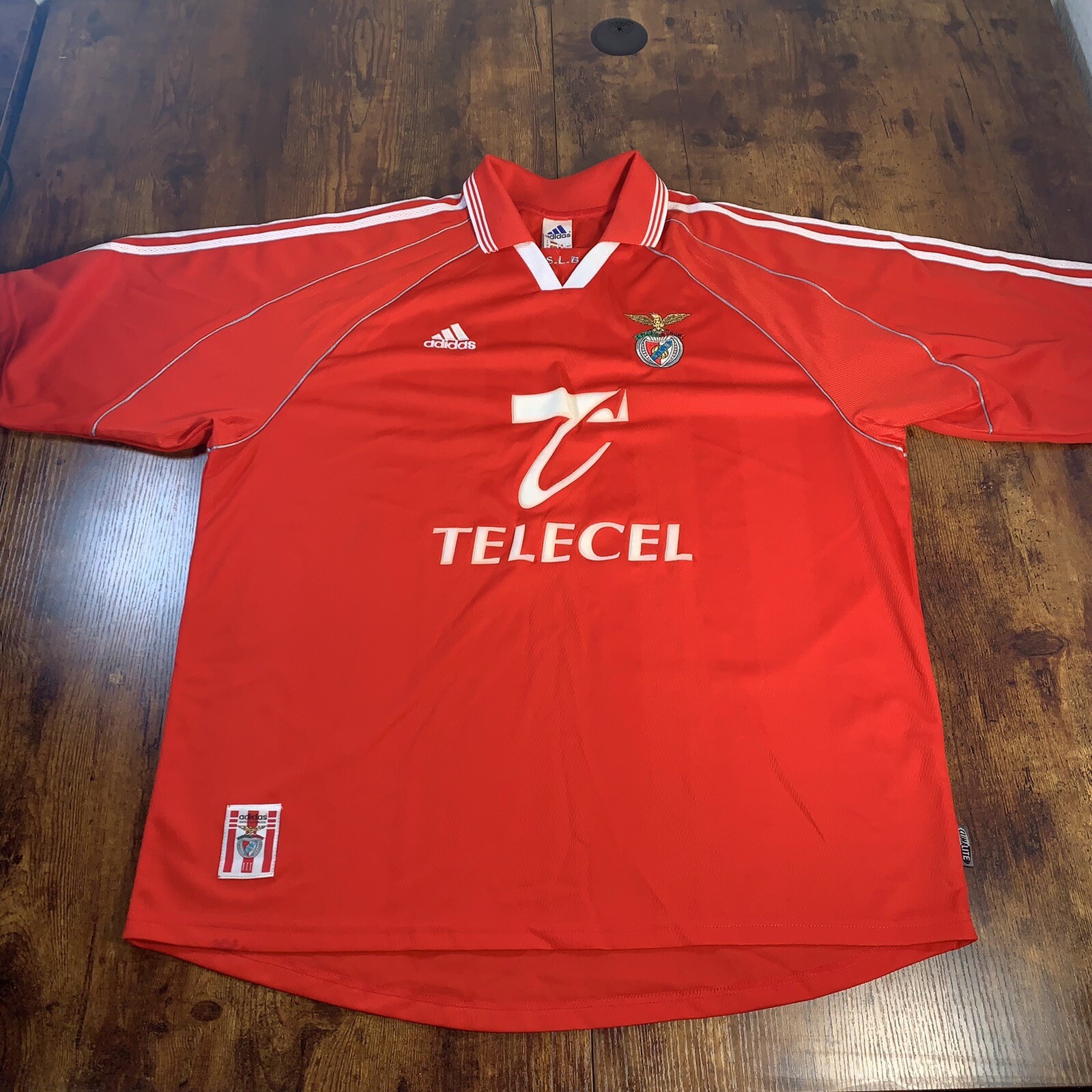 BENFICA 1999 2000 HOME SHIRT FOOTBALL SOCCER ADIDAS 635706 MENS SIZE XL