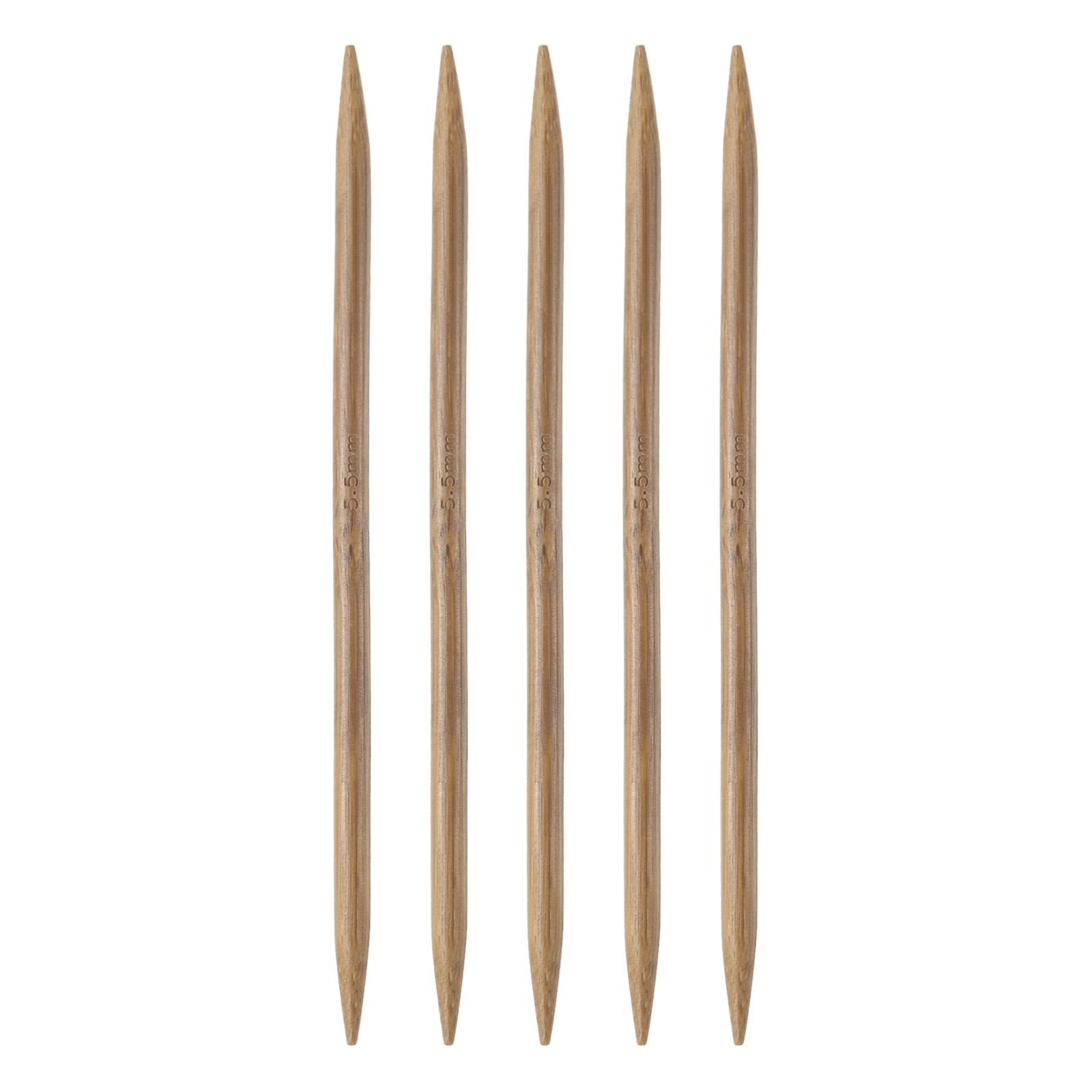 4Pcs Bamboo Knitting Needles Double Pointed Size US 9(5.5mm) 6 Inch(15cm)