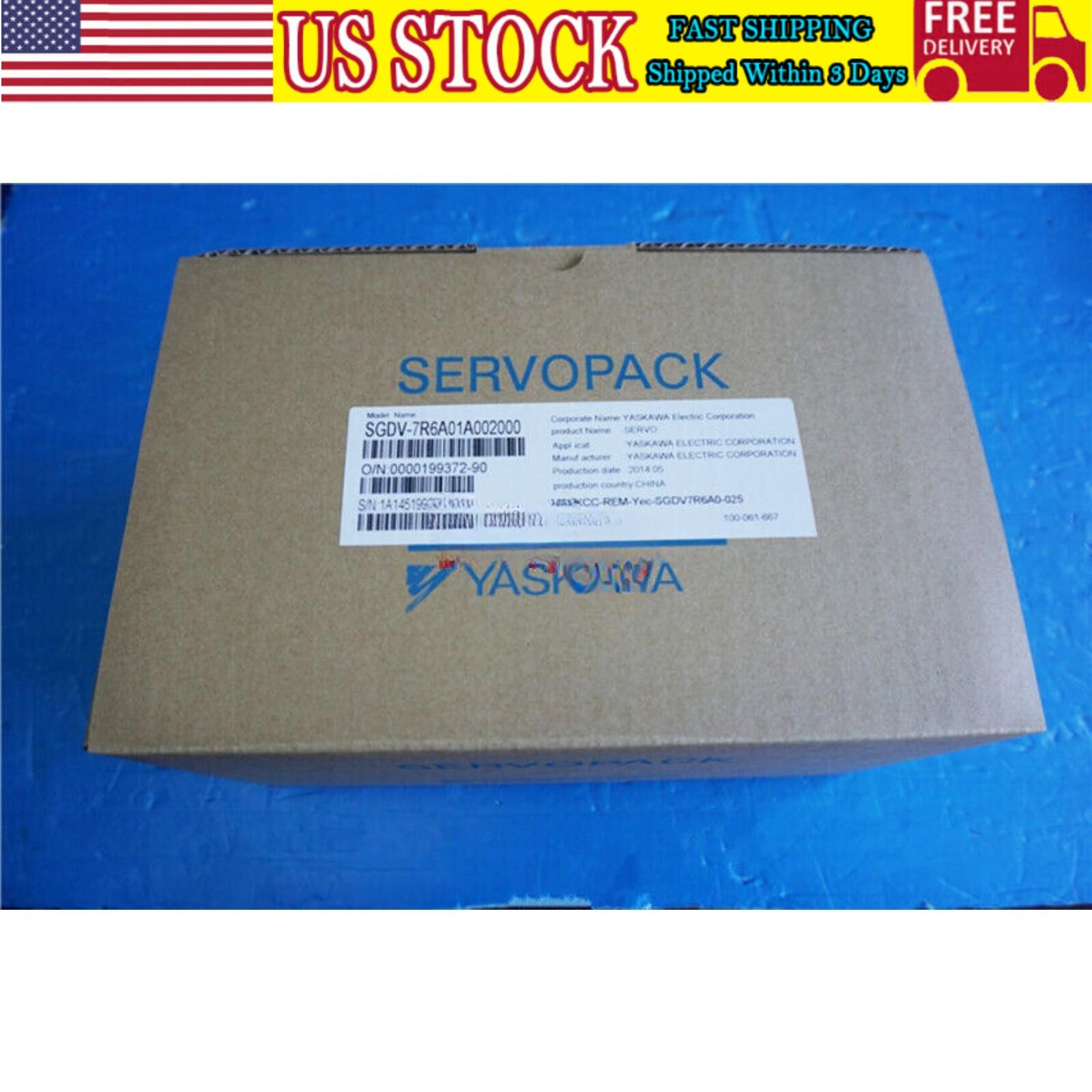 1PC YASKAWA SGDV-7R6A01A002000  Servo Driver New Expedited Shipping